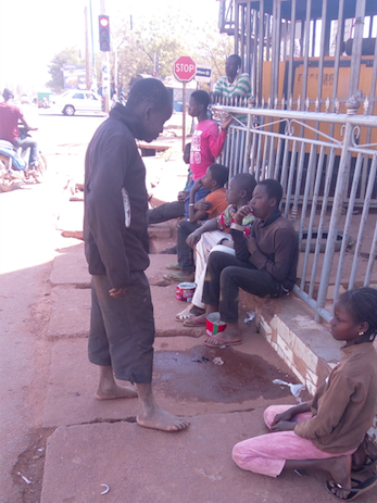 Enfants circulation Bamako