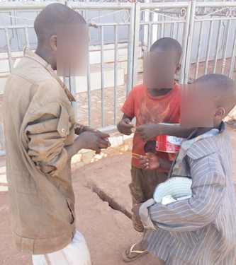 Enfants circulation Bamako